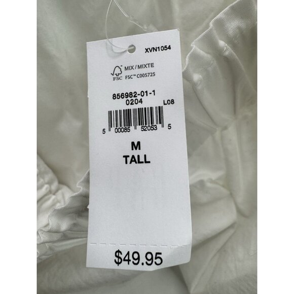 Gap Women's White Tank Top Size Medium Tall NWT - Picture 6 of 10